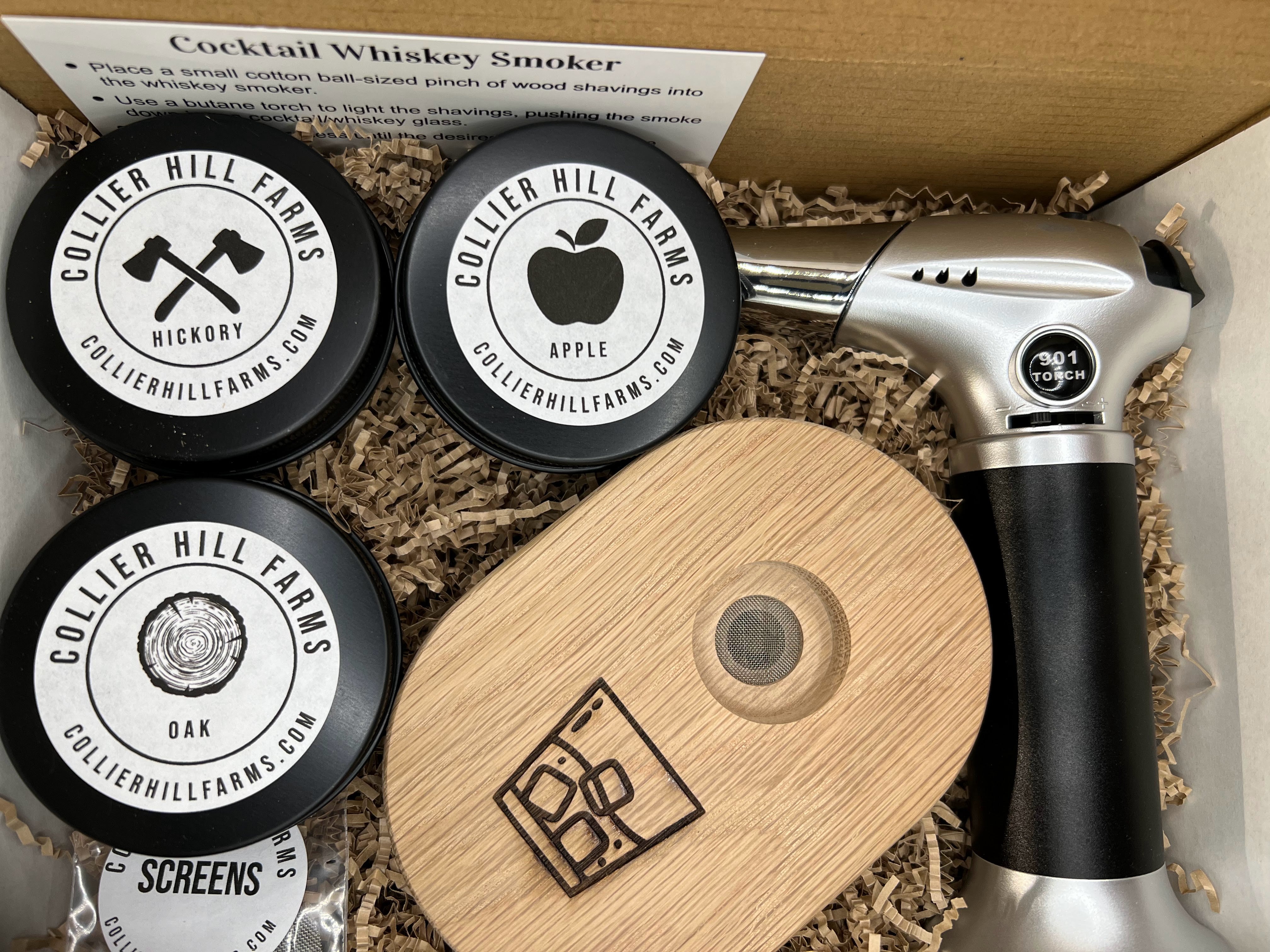 Deluxe Personalized Cocktail Whiskey Smoker Kit – Collier Hill Farms