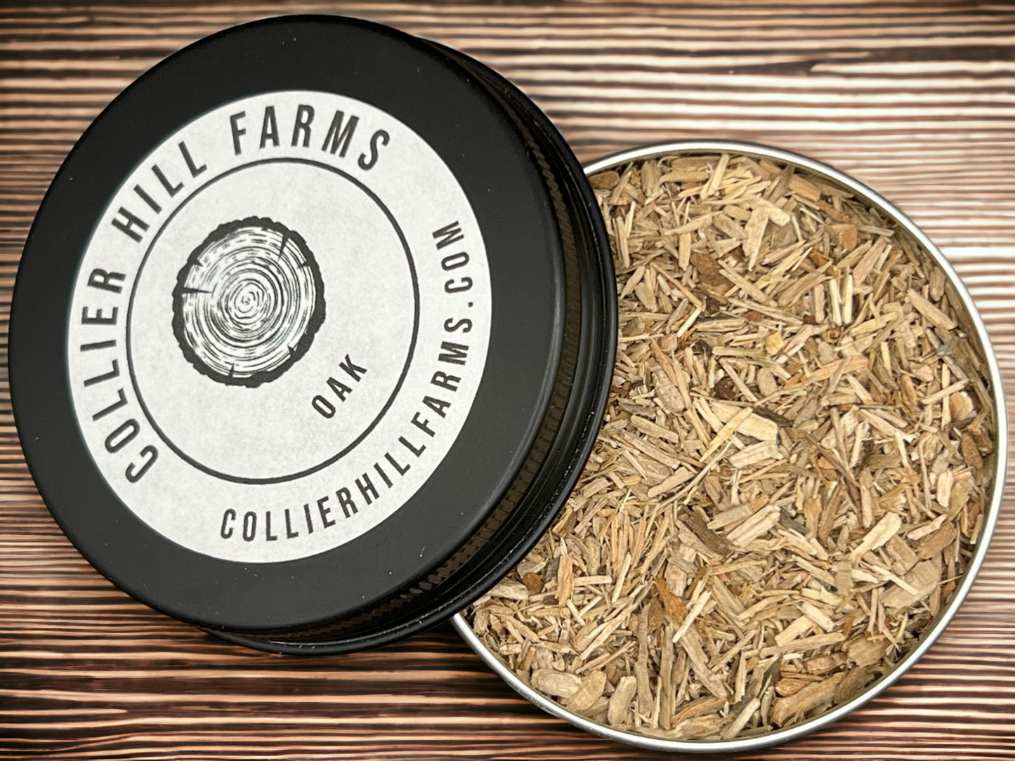 Cocktail/Whiskey Smoker Oak Wood Chips Tin